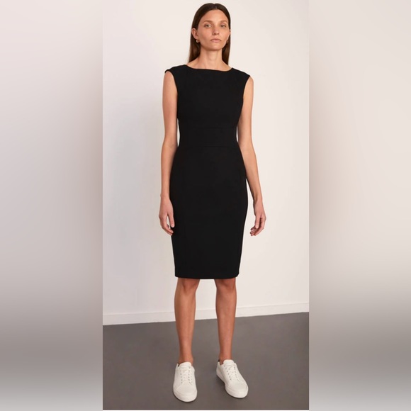 NWT Jigsaw Paris Sleeveless Dress size US 6, black - Picture 3 of 16